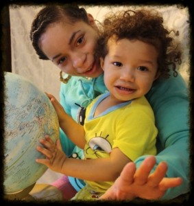 Jasmine Colon-Thomas and her son Harlem