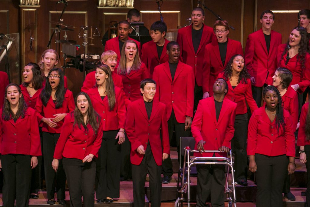 Boston Children's Chorus performing. Image: Gretjen Helene.