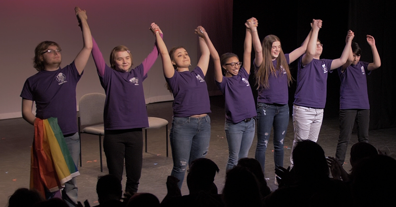 Performers in Barrington Stage's Playwright Mentoring Project take a bow